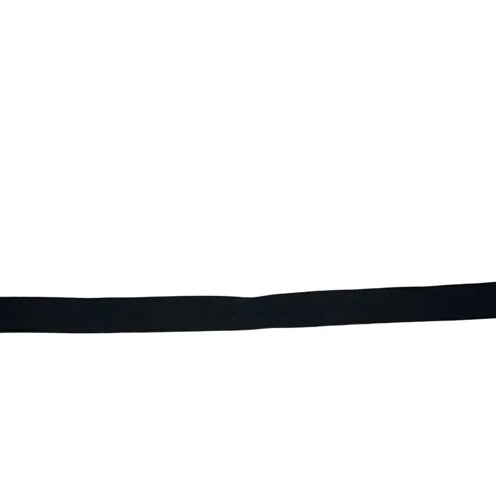 Vineyard Vines Men’s Whale Adjustable Belt Logo Silk Leather Blue Brown Sz 30